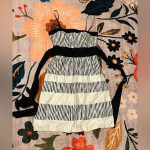 NEW w/ tags like Terani Couture White and Black Dress